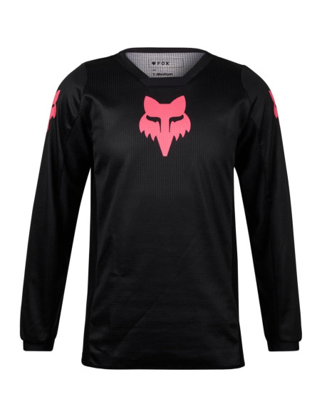 Jersey de Motocross Fox Racing Blackout Niñas - Negro