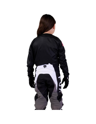 Jersey de Motocross Fox Racing Blackout Niñas Negro