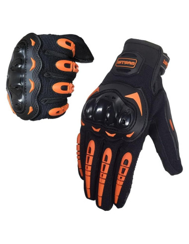 Guantes de Motocross 1Storm MCS17 Naranja Táctiles Talla M