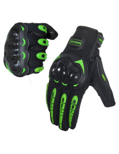 Guantes de Motocross 1Storm MCS17 Ciclismo Táctiles Verde