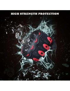 Guantes de Motocross 1Storm MCS17 Naranja Táctiles Talla M 2