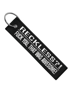 Llavero MotoLoot Reckless?! 3x13 cm para Motocicletas
