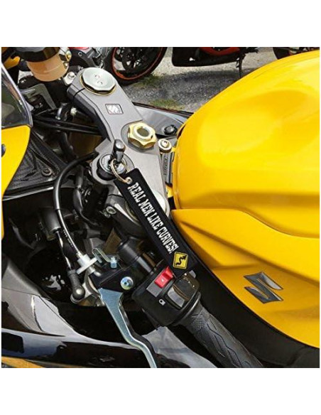 Llavero MotoLoot Real Men Like Curves 3x13 cm Unisex