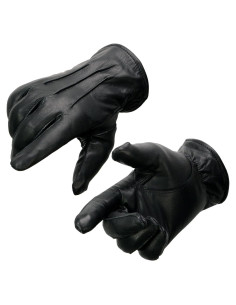Guantes de motocicleta Milwaukee Leather SH234 térmicos negros