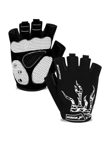 Guantes de Ciclismo MOREOK Medianos con Almohadilla de Gel
