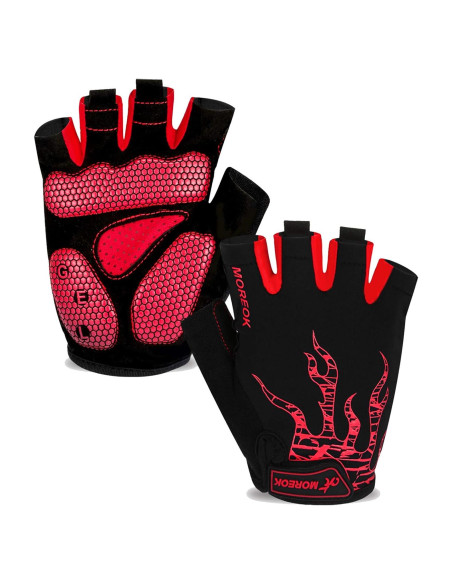 Guantes de Ciclismo MOREOK Unisex con Almohadilla de Gel 5MM