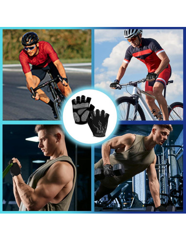 Guantes de Ciclismo MOREOK Unisex 5MM Gel Transpirables