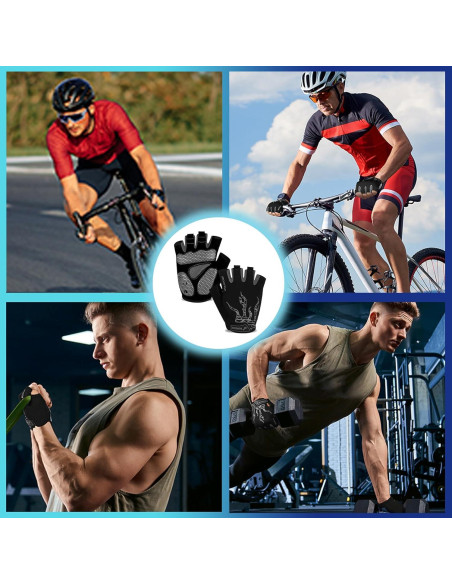 Guantes de Ciclismo MOREOK Unisex 5MM Gel Transpirables