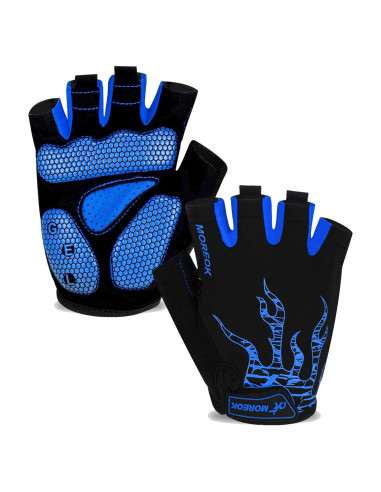 Guantes de Ciclismo MOREOK Unisex con Almohadilla de Gel 5MM