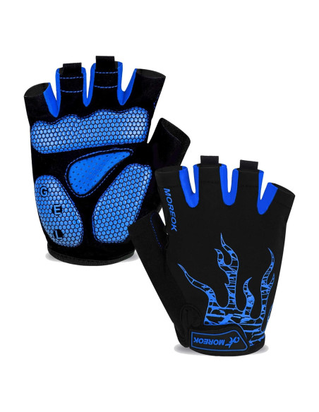 Guantes de Ciclismo MOREOK Unisex con Almohadilla de Gel 5MM