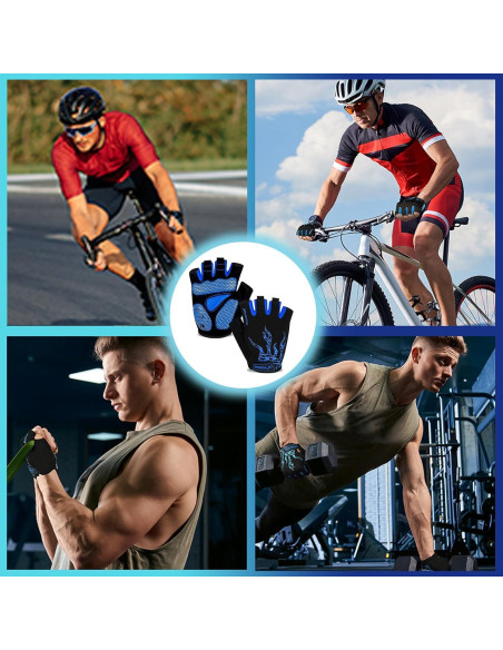 Guantes de Ciclismo MOREOK Unisex con Almohadilla de Gel 5MM