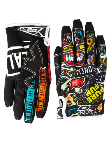 Guantes O'Neal Jump Crank Unisex T12 con Silicona