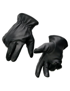 Guantes de motocicleta de cuero de ciervo Milwaukee SH858 2X