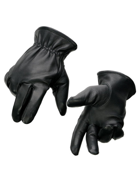 Guantes de motocicleta Milwaukee Leather SH858 negros térmicos