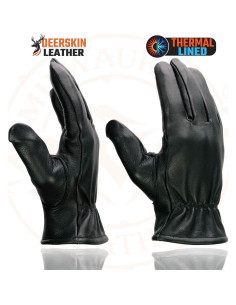 Guantes de motocicleta Milwaukee Leather SH858 negros térmicos 2