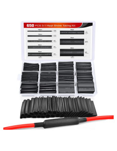 Kit 650 Tubos Termocontraíbles Nilight 3:1 Aislantes y Resistentes