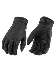 Guantes de motocicleta Milwaukee Leather MG7526 I-Touch Negro 3X