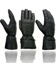 Guantes de moto Milwaukee Leather SH230 con mitón de lluvia 2