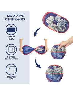 Cesto Plegable Idea Nuova Jurassic World 55x34x34 cm 2