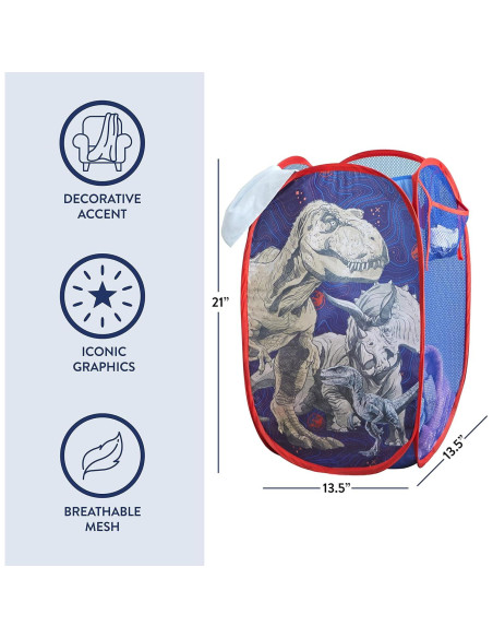 Cesto Plegable Idea Nuova Jurassic World 55x34x34 cm