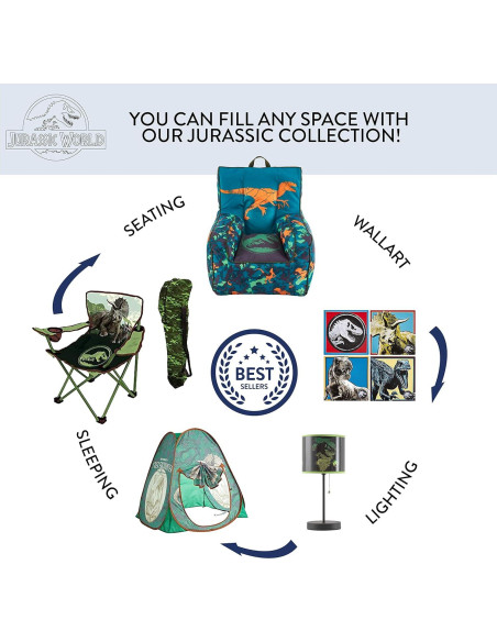 Cesto Plegable Idea Nuova Jurassic World 55x34x34 cm