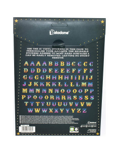 Calcomanías de Letras Coloridas Paladone - 97 Piezas Decorativas 2