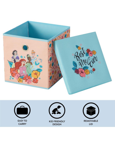 Cubo de Almacenamiento Plegable Idea Nuova Princesa 25,4 cm