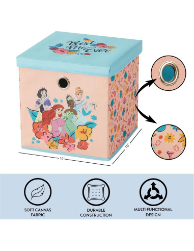 Cubo de Almacenamiento Plegable Idea Nuova Princesa 25,4 cm