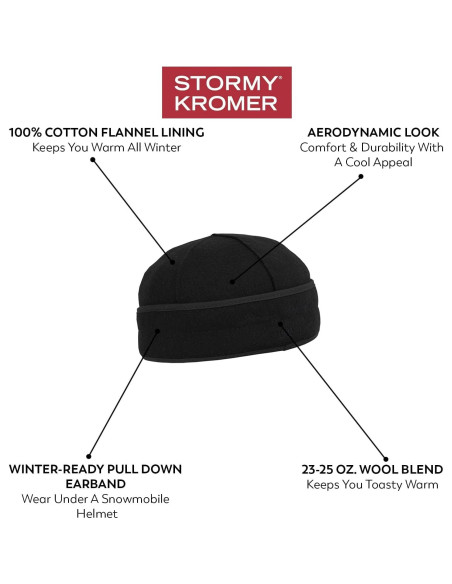 Gorra sin Ala Stormy Kromer Marbled Navy Unisex