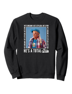 Sudadera Barbie Ken Unisex Negra Talla Pequeña 241g