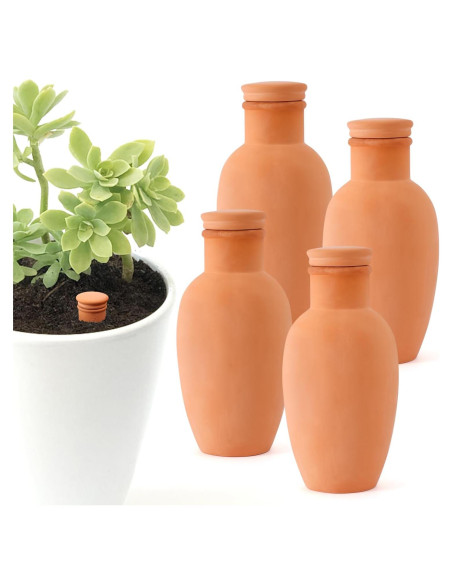 4 Esferas de Riego para Plantas Lovely Ran de Cerámica 50.9cm