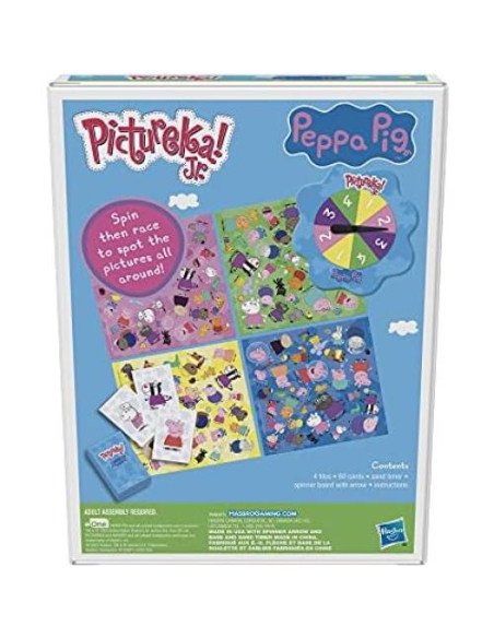 Juego de Mesa Hasbro Gaming Pictureka! Junior Peppa Pig