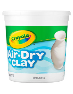 Arcilla Secado al Aire Crayola 2.27 kg Blanca para Modelar 2