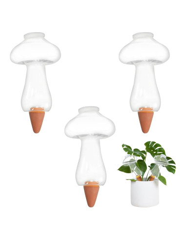 3 Esferas de Riego Automático Gewosi 500 ml para Plantas