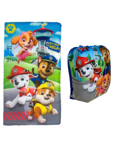Saco de Dormir Franco Paw Patrol 2 Piezas Suave y Liviano