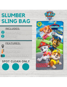 Saco de Dormir Franco Paw Patrol 2 Piezas Suave y Liviano 2