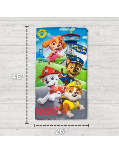 Saco de Dormir Franco Paw Patrol 2 Piezas Suave y Liviano