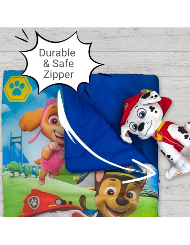 Saco de Dormir Franco Paw Patrol 2 Piezas Suave y Liviano