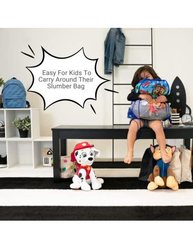 Saco de Dormir Franco Paw Patrol 2 Piezas Suave y Liviano