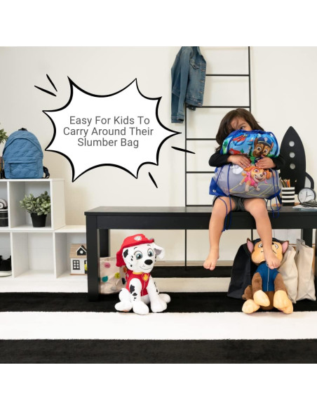 Saco de Dormir Franco Paw Patrol 2 Piezas Suave y Liviano