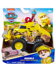 Paw Patrol - Bulldozer Todo Terreno Ruben - Juguete Infantil 3 Años 2