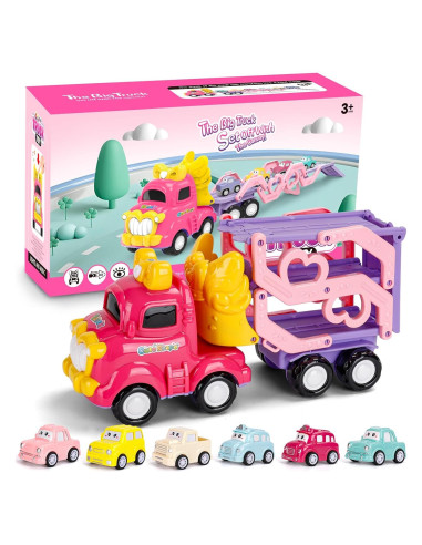 Camión Transportador 7 en 1 Lovinkiki con Luz y Música