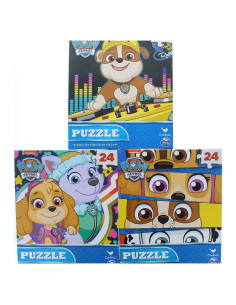 Paquete de 3 rompecabezas Paw Patrol 24 piezas para 4 años