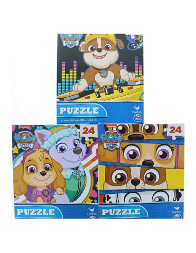 Paquete de 3 rompecabezas Paw Patrol 24 piezas para 4 años