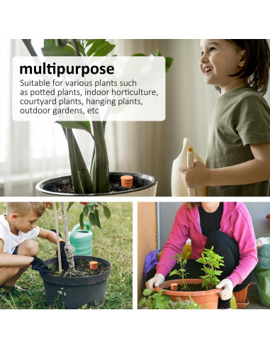 4 Esferas de Riego para Plantas Lovely Ran de Cerámica 50.9cm