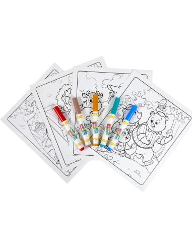 Crayola Color Wonder Cuentos de Hadas 18 Páginas y 5 Marcadores