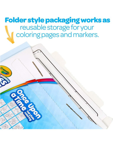 Crayola Color Wonder Cuentos de Hadas 18 Páginas y 5 Marcadores