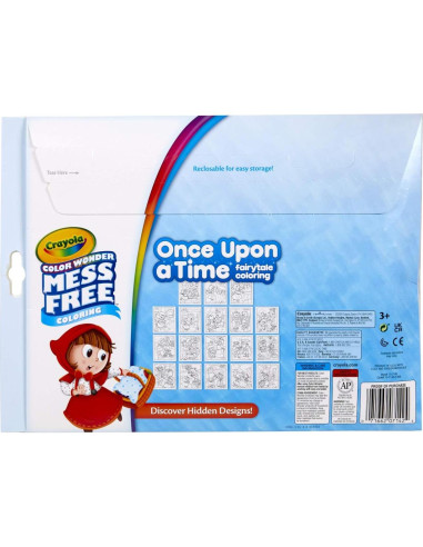 Crayola Color Wonder Cuentos de Hadas 18 Páginas y 5 Marcadores