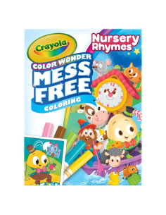 Crayola Color Wonder Rimas Infantiles 18 Páginas y 5 Marcadores