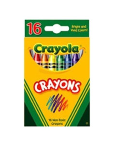 Crayones Clásicos Crayola 16 Colores Multicolor 0.5 mm